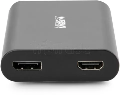 Photo de Station d'accueil portable USB-C 3.1 Urban Factory Hubee TCM12UF (Gris)