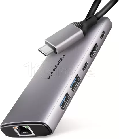 Photo de Station d'accueil portable USB-C 3.2 Axagon HMC-6G2L (Gris)