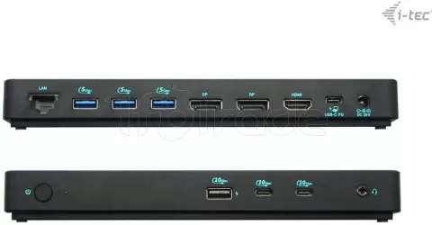 Photo de Station d'accueil portable USB-C 3.2 I-Tec Docking Station Gen 2 Pro (Noir)