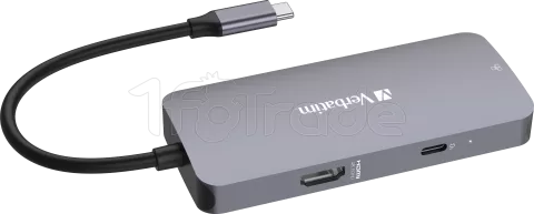 Photo de Station d'accueil portable USB-C 3.2 Verbatim Hub Pro Multiports 5 (Gris)