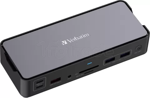 Photo de Station d'accueil portable USB-C Verbatim Pro CDS-15 (Gris)