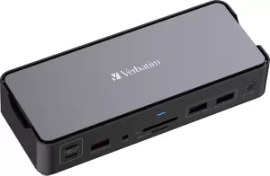 Photo de Station d'accueil portable USB-C Verbatim Pro CDS-15 (Gris)