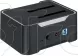 Photo de Station d'accueil USB 3.0 Connectland RGB pour 2x disques durs S-ATA/IDE (Noir)