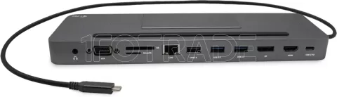 Photo de Station d'accueil USB-C 3.0 I-Tec Flat Pro 100 avec alimentation 100W (Gris)