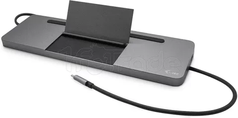 Photo de Station d'accueil USB-C 3.0 I-Tec Metal Ergonomic 4K (Gris)