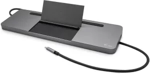 Photo de Station d'accueil USB-C 3.0 I-Tec Metal Ergonomic (Gris)