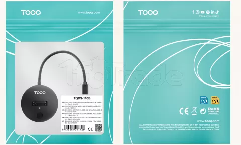 Photo de Station d'accueil USB-C 3.2 TooQ TQDS-100B pour disque dur 1x NVMe (Noir)