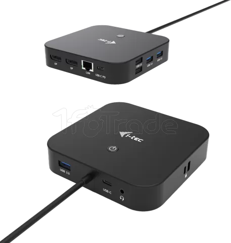 Photo de Station d'accueil USB-C I-Tec Dual Display Docking Station (Noir)