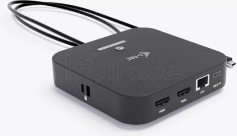 Photo de Station d'accueil USB-C I-Tec Dual Docking Station (Noir)