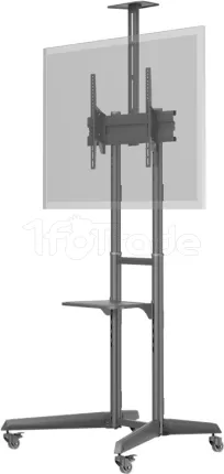Photo de Support à roulettes pour écrans Goobay TV Pro L 37"-70" (50kg max)