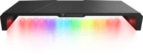 Photo de Support de table pour Moniteur ThunderX3 AS5-Hex RGB avec hub 3xUSB 3.0 (Noir)