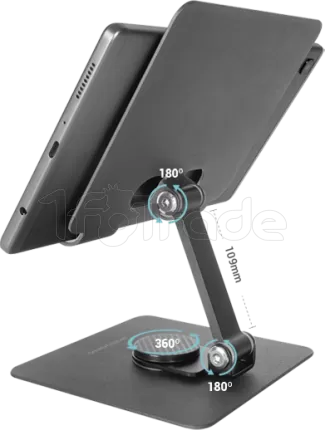 Photo de Support de table universel Mars Gaming MA-RST pour tablettes (Gris)