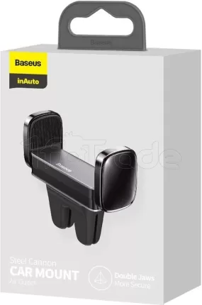 Photo de Support de téléphone avec pince Baseus Steel Cannon Air (Noir)
