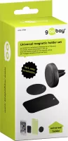 Photo de Support de téléphone magnétique sur grille d'aération Goobay pour voiture (Noir)