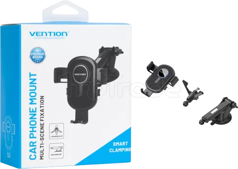 Photo de Support de téléphone pour voiture Vention (Noir)