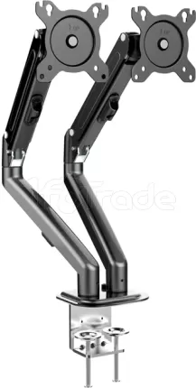 Photo de Support Double-écran à fixer Maclean MC-861N de 13" à 27" (7kg max)