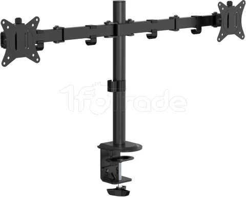 Photo de Support double-écran à fixer T'nB Ergo Fix Dual 17"-32" (9kg max) (Noir)