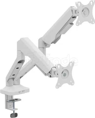 Photo de Support double-écran à fixer T'nB Ergo Flex Dual 17"-35" (12kg max) (Blanc)
