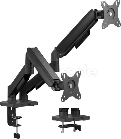 Photo de Support double-écran à fixer T'nB Ergo Meca Dual 17"-32" (9kg max) (Noir)