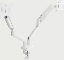 Photo de Support double-écran à fixer Tooq DB1434TNR-W 13"-34" (10kg max) (Blanc)