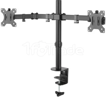 Photo de Support Double-écran à poser Maclean MC-884 de 17" à 32" (16kg max)