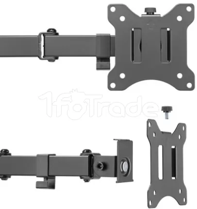 Photo de Support Double-écran à poser Maclean MC-884 de 17" à 32" (16kg max)