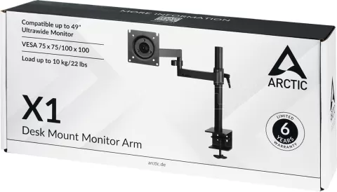Photo de Support écran à fixer Arctic X1 43" (10kg max)