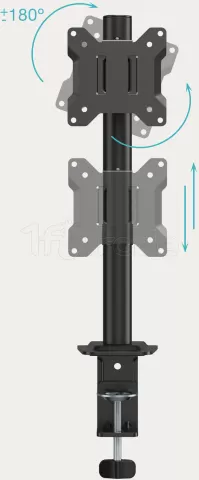 Photo de Support écran à fixer Tooq DB1130TN-B 17"-32" (10kg max) (Noir)