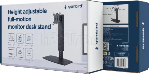 Photo de Support écran à poser Gembird MS-D1ST-02 17" - 32" (8kg max) (Noir)