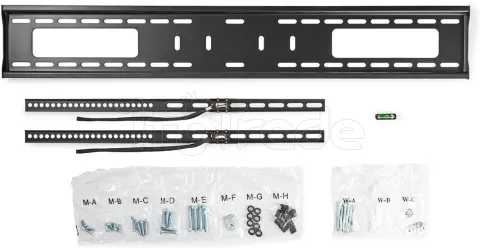 Photo de Support écran  Mural Nedis TVWM2070BK de 60" à 100" (75Kg max)
