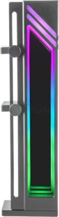 Photo de Support Mars Gaming MCA-GCB RGB pour cartes graphiques (Noir)