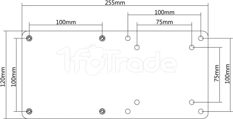 Photo de Support monté Vesa Icy Box MSA103 pour Mini PC 3kg max (Noir)