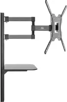 Photo de Support mural Maclean LCD 3 axes de 32" à 55" (30Kg max) + Support Lecteur DVD (5Kg)