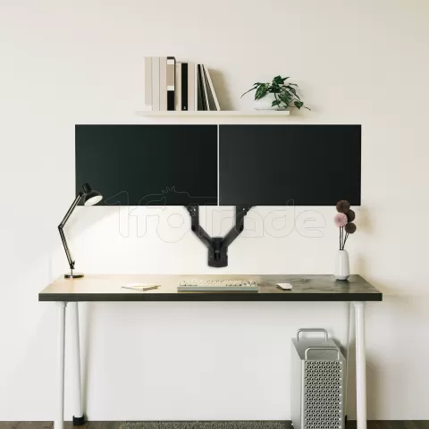 Photo de Support mural pour double-écran TooQ LP1434TNR-B 13" à 34" (10kg max)