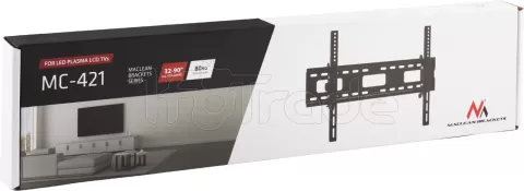 Photo de Support mural pour écran Maclean MC-421 32" - 90" (80kg max) (Noir)