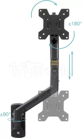 Photo de Support mural pour écran TooQ LP1334TNR-B 13" à 34" (10kg max)