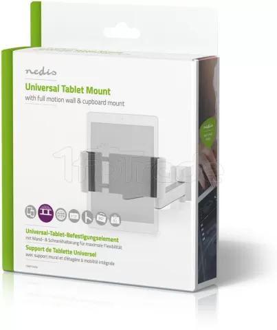 Photo de Support mural pour tablette Nedis TWMT200SI 12" max