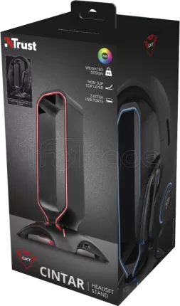 Photo de Support pour casque Trust GXT265 Cintar RGB (Noir)