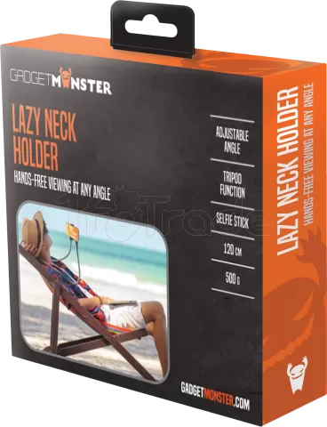 Photo de Support pour Smartphone GadgetMonster Lazy Neck (Noir)