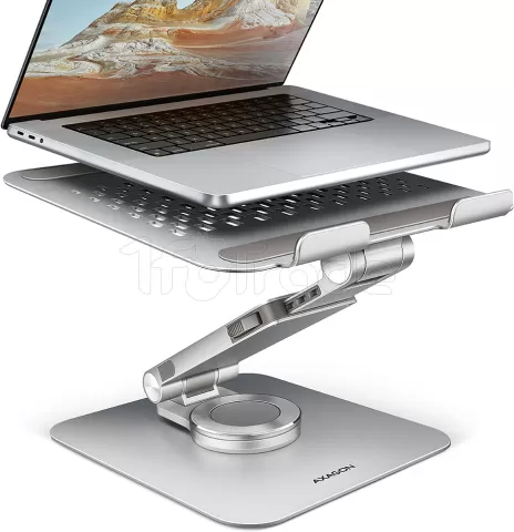 Photo de Support / réhausseur Axagon STND-LR pour ordinateur portable (Gris)