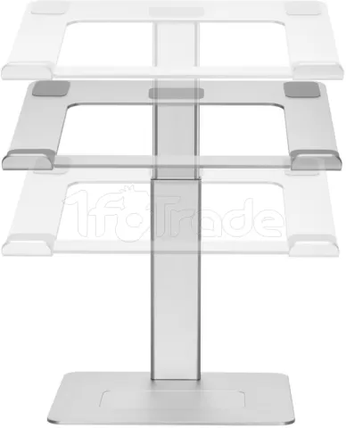 Photo de Support / réhausseur Gembird NBS-D1-02 pour ordinateur portable 15.6"max (Argent)
