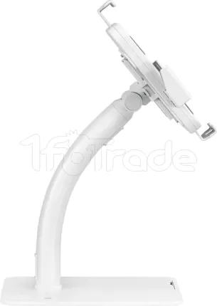 Photo de Support tablette universel sur pied Maclean MC-468 avec antivol (Blanc)