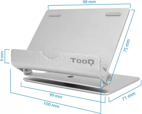 Photo de Support tablette universel sur pied TooQ PH0002 (Argent )