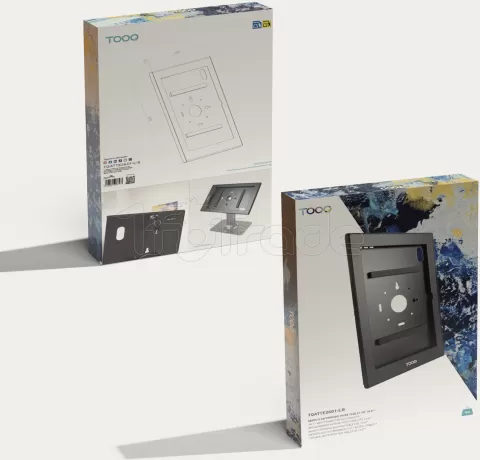 Photo de Support tablette universel Tooq  TQATTE2601-L-B (Noir)