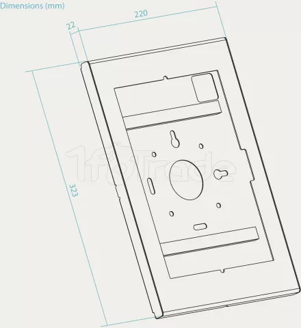 Photo de Support tablette universel Tooq  TQATTE2601-M-B (Noir)