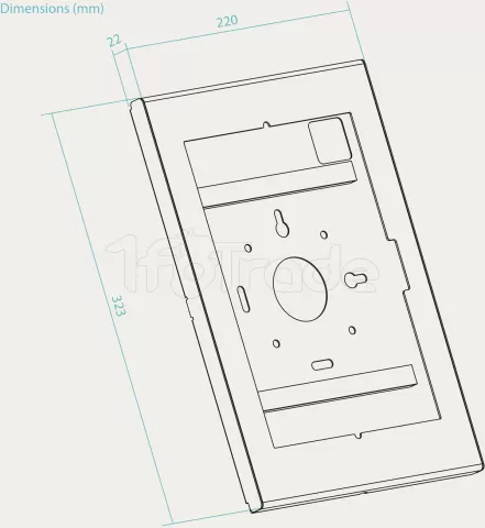 Photo de Support tablette universel Tooq  TQATTE2601-S-B (Noir)