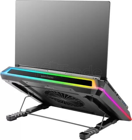 Photo de Support ventilé Mars Gaming MNBC-Ultra RGB 18"max (Noir)