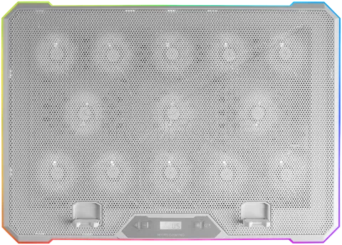 Photo de Support ventilé Mars Gaming MNBC13 RGB 17"max (Blanc)