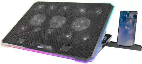 Photo de Support ventilé Mars Gaming MNBC13 RGB 17"max (Noir)