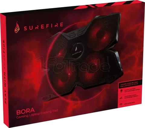 Photo de Support ventilé Verbatim SureFire Bora Rouge 17"max (Noir)